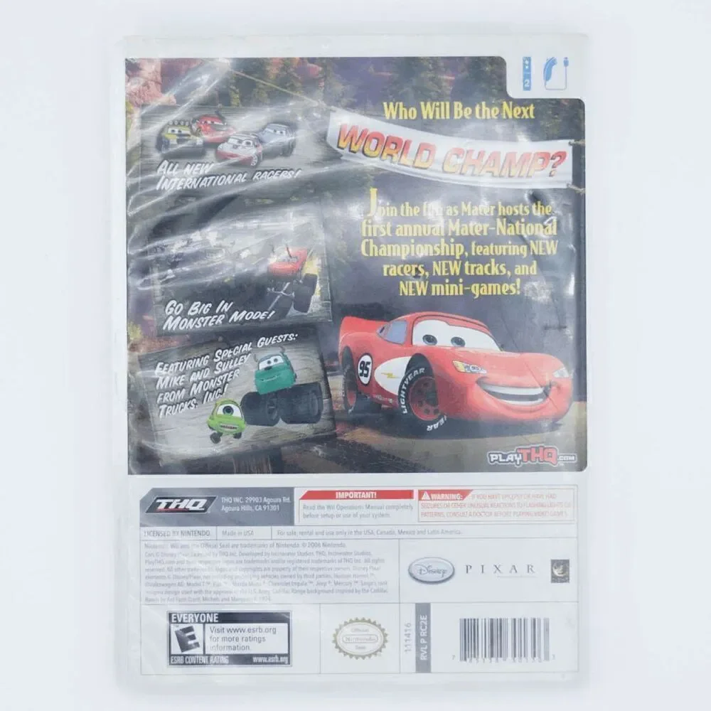 Wii Cars Mater-Nation Championship (Tested)